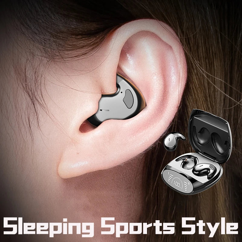 SK Ultra-thin Sleep Headphones 5.3 Wireless Bluetooth Headset Earbuds