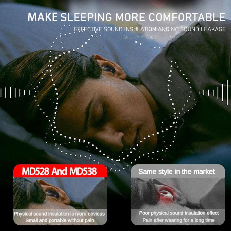 SK Ultra-thin Sleep Headphones 5.3 Wireless Bluetooth Headset Earbuds